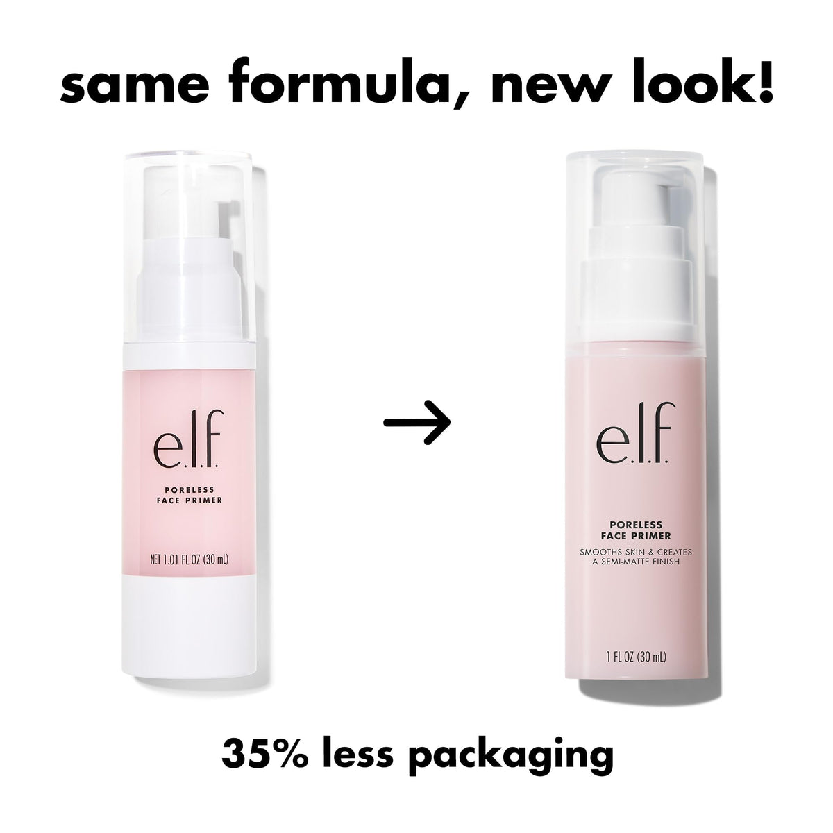 e.l.f. close-up swatch of primer texture smoothing skin surface