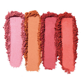 e.l.f. close-up of the four powder pans showing texture and true color payoff