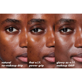 e.l.f. close-up of clear gel texture showing smoothing effect