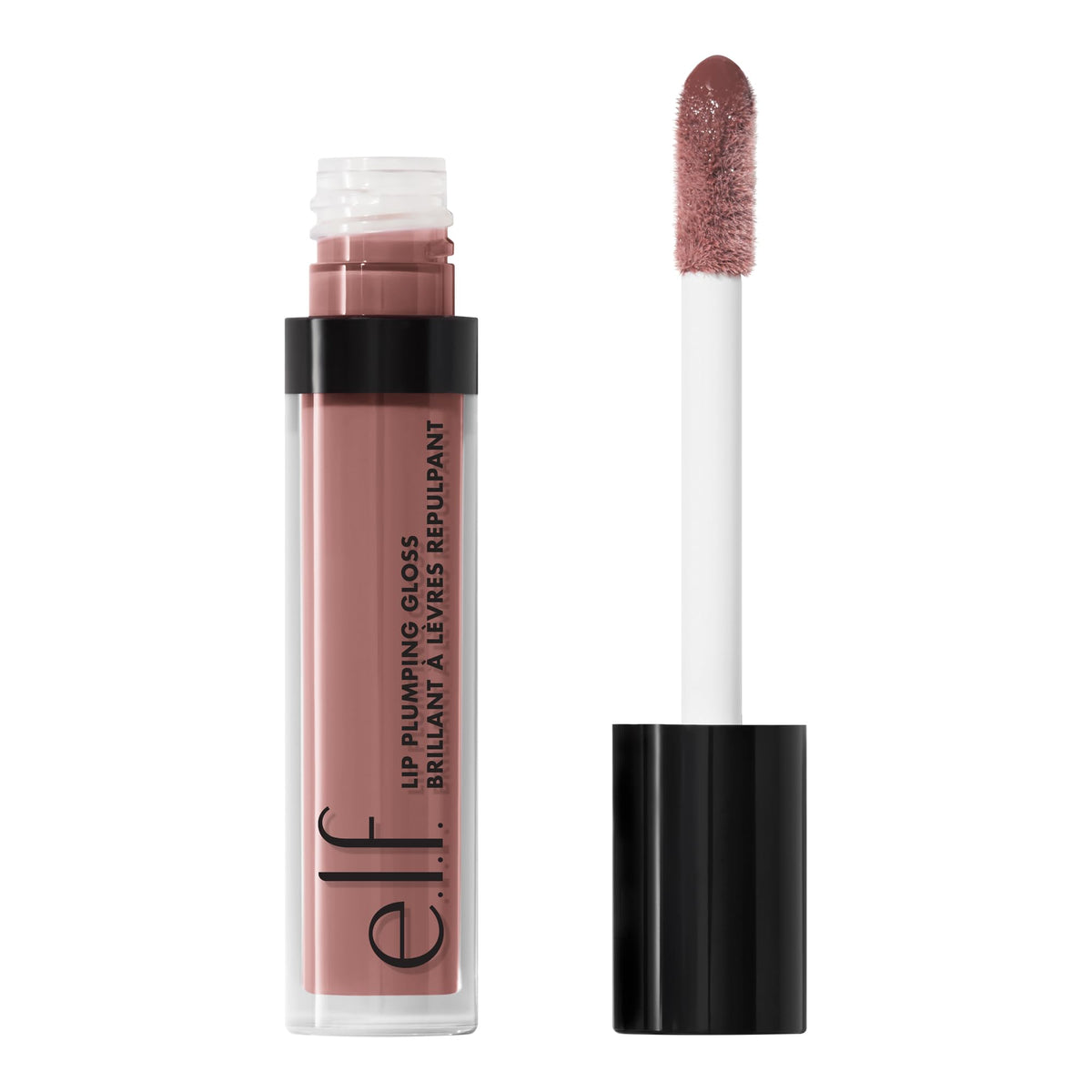 e.l.f. Praline front packaging showing glossy tube and shade window for easy selection