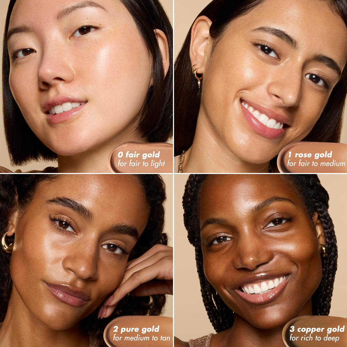 e.l.f. SKIN bronzing drops blended with moisturizer demonstrating customizable glow and hydration