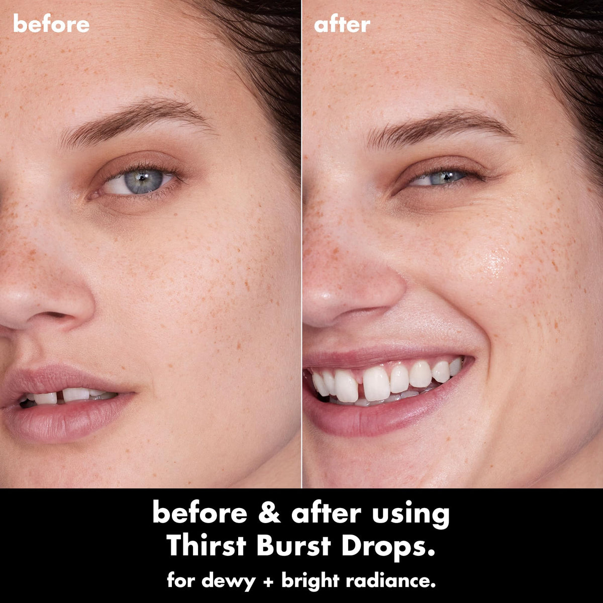 e.l.f. product on hand scale illustrating coverage and buildable glow without greasiness