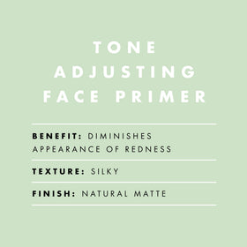e.l.f. primer texture swatch revealing silky green formula for redness neutralization benefit
