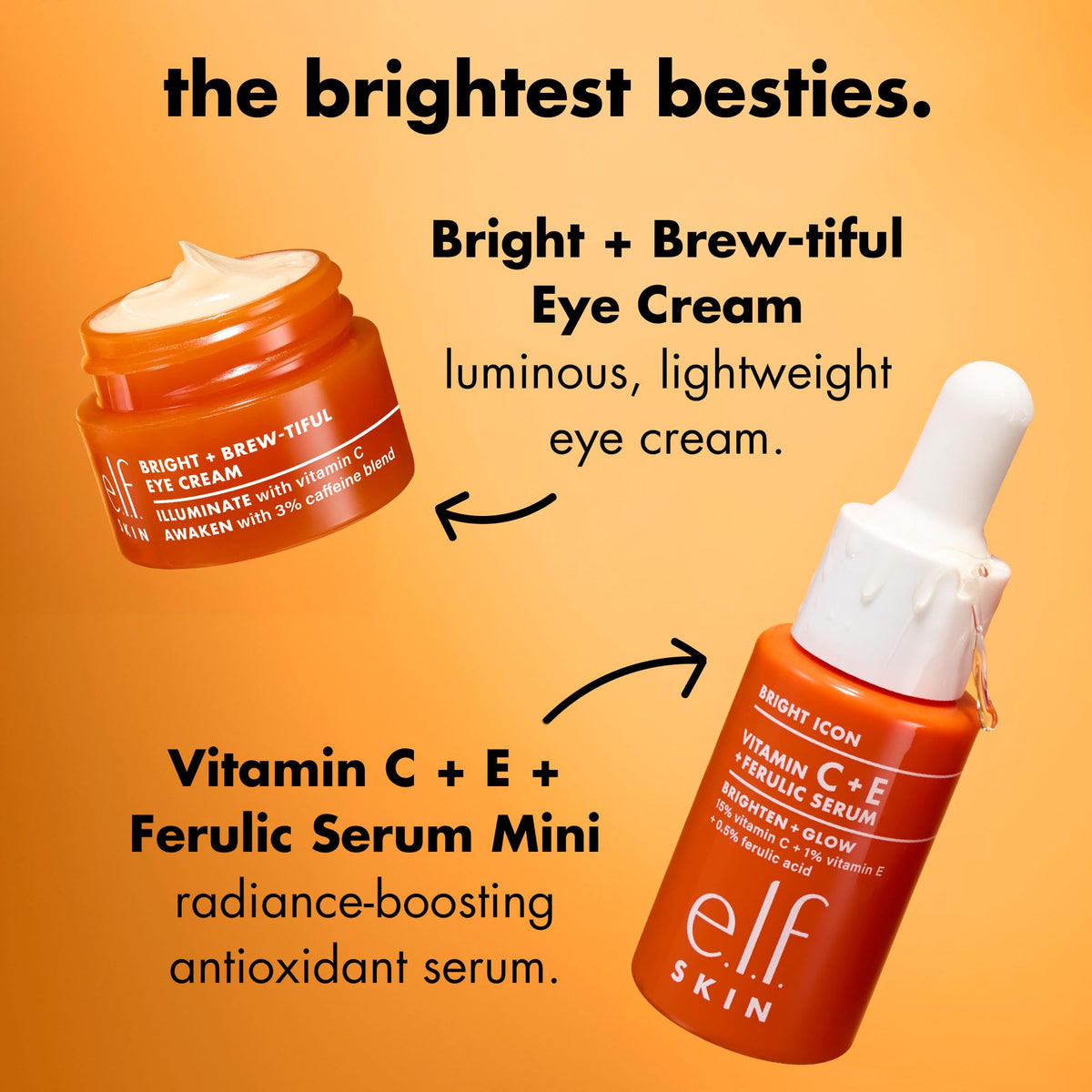 e.l.f. serum texture on dropper highlighting radiance boost