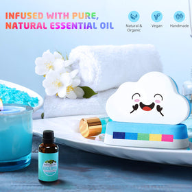 Elfinbay rainbow effect in bathtub demonstrating vibrant color reveal