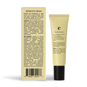 Eliré lifestyle morning routine on counter illustrating refreshed under-eye look