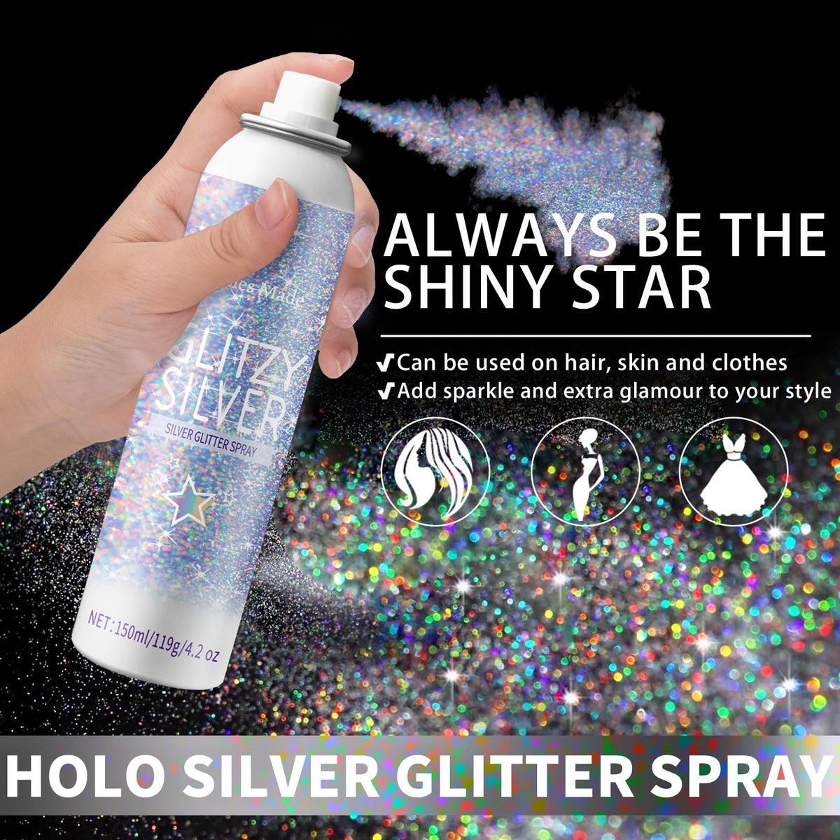 Elitles Made nozzle detail demonstrating controlled mist for even coverage