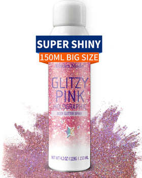Elitles Made rinsing off glitter to show gentle, effective removal method