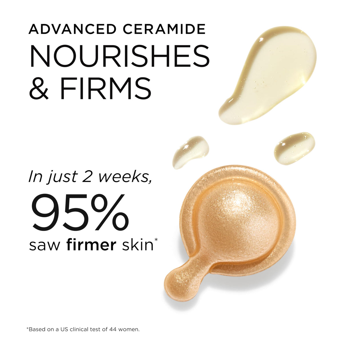 Elizabeth Arden advanced ceramide capsule droplet highlighting hydration and barrier support