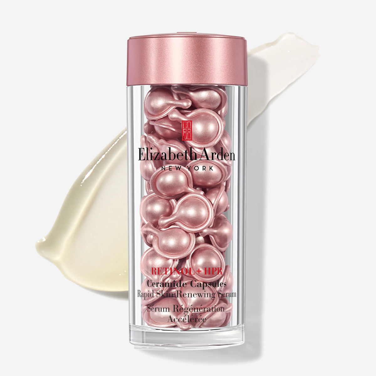 Elizabeth Arden close-up of capsule texture highlighting purity and potency