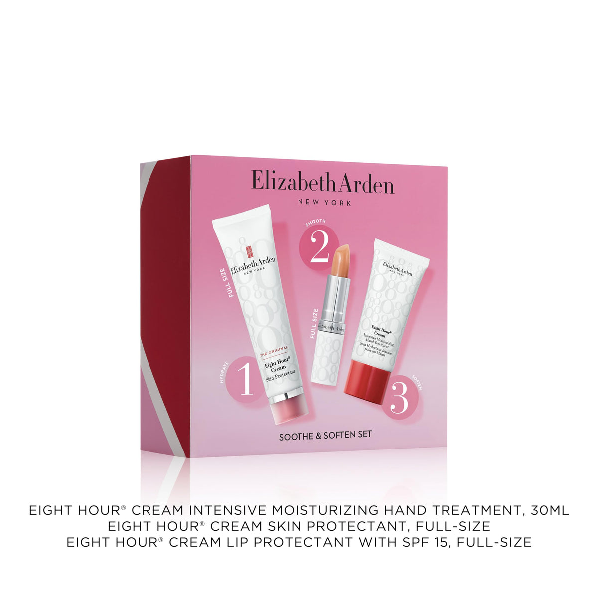 Elizabeth Arden cream texture close-up demonstrating rich balm hydration benefit