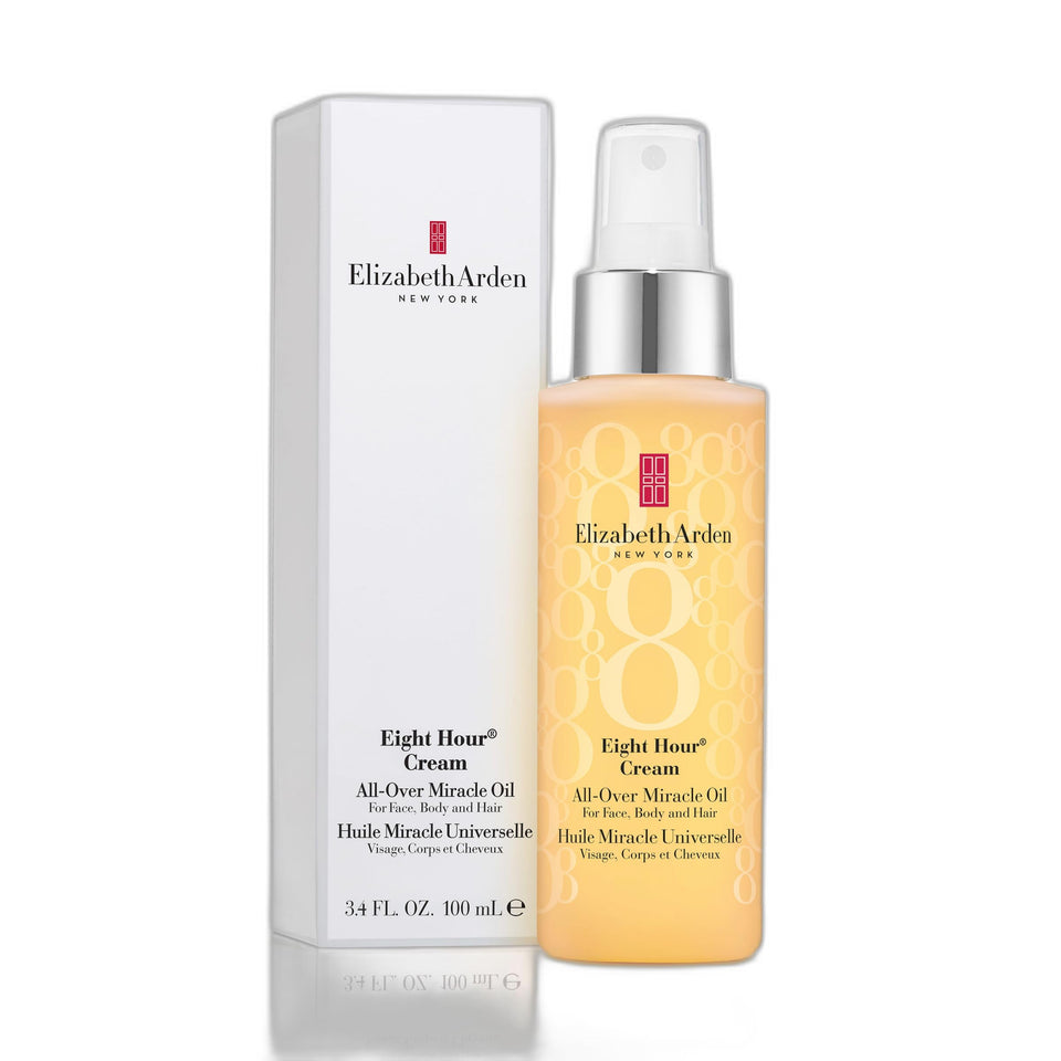 Elizabeth Arden front bottle showing packaging and 3.4 oz size with clear labeling benefits