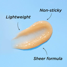 Elizabeth Arden stick beside sunglasses highlighting outdoor protection