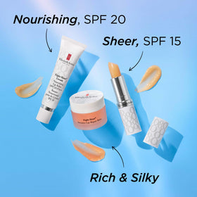 Elizabeth Arden stick inside travel kit flatlay for portability