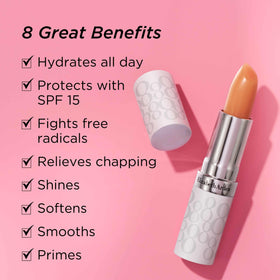Elizabeth Arden stick in hand showing pocket-sized convenience