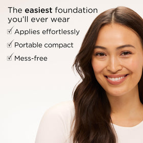 Elizabeth Arden sponge applicator detail highlighting soft sponge for even application