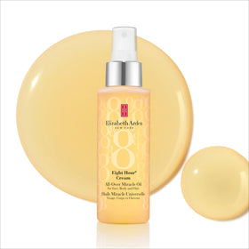 Elizabeth Arden spray in action misting hair for lightweight hydration and shine