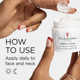 Elizabeth Arden visual of squalane ingredient representing barrier locking benefit