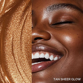 Elizabeth Mott application on hand demonstrating easy blend and glow