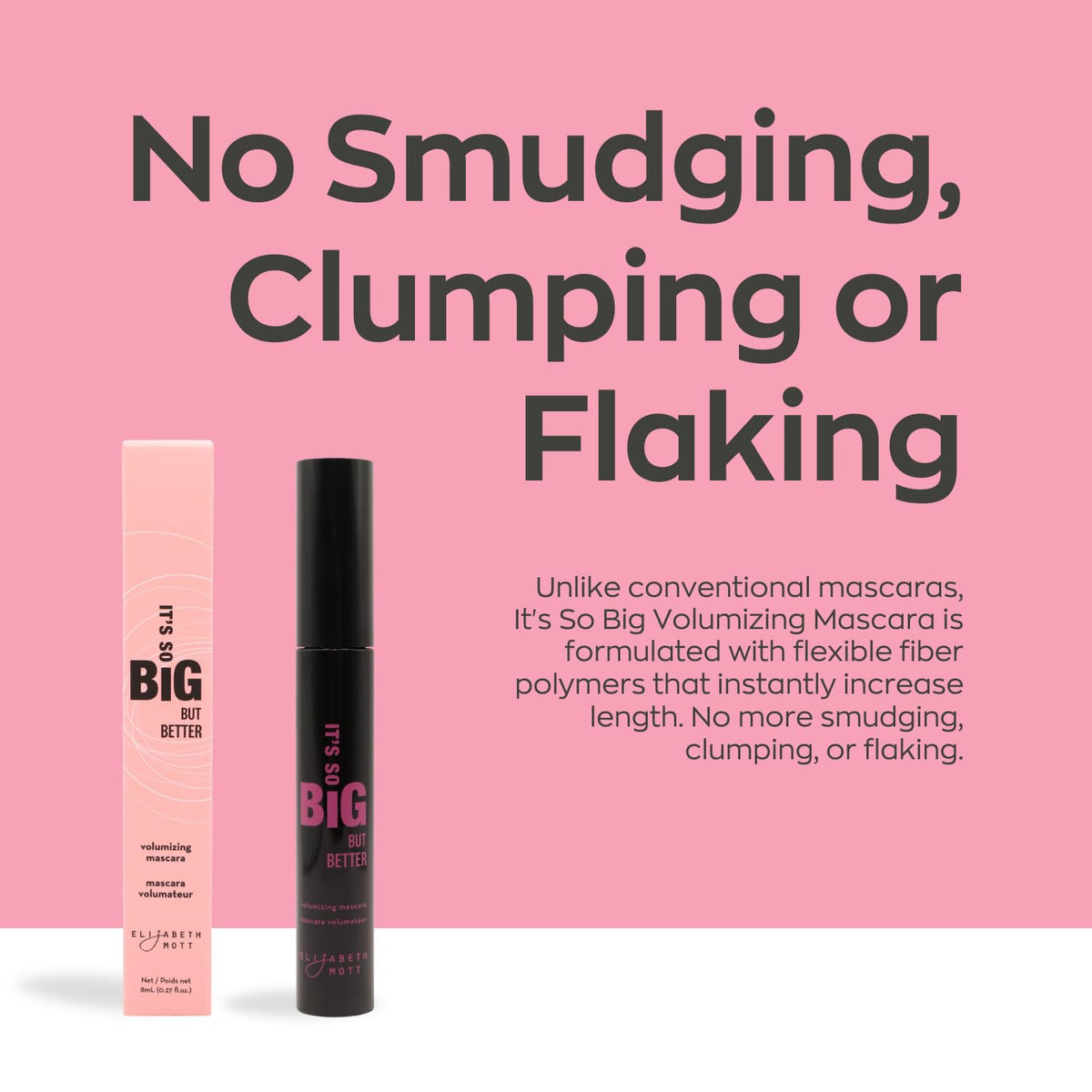 Elizabeth Mott brush coating texture highlighting fiber-rich formula