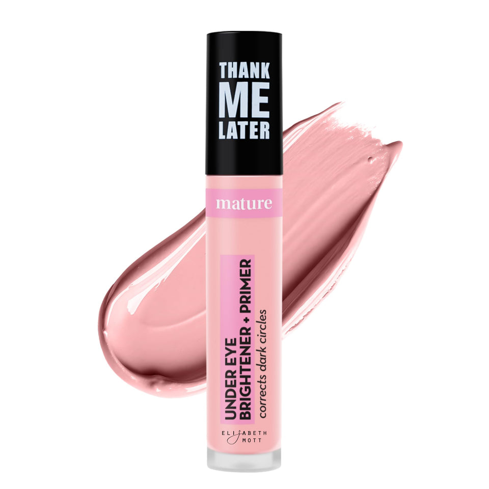 Elizabeth Mott front tube showing product name and compact 5ml size benefit