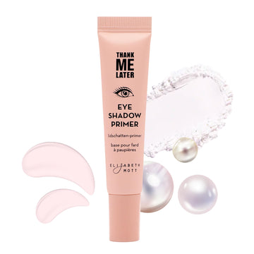 Elizabeth Mott front tube showing product branding and compact size for travel