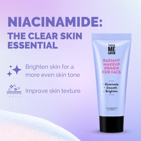 Elizabeth Mott ingredient list label close-up showing niacinamide mention