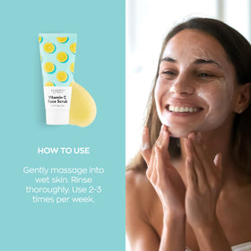 Elizabeth Mott in bathroom routine showing how it fits morning skincare