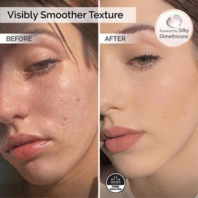 Elizabeth Mott primer texture close-up demonstrating silky smoothing