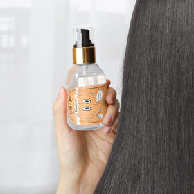 Elizavecca 150ml beside a common object showing true size and travel suitability
