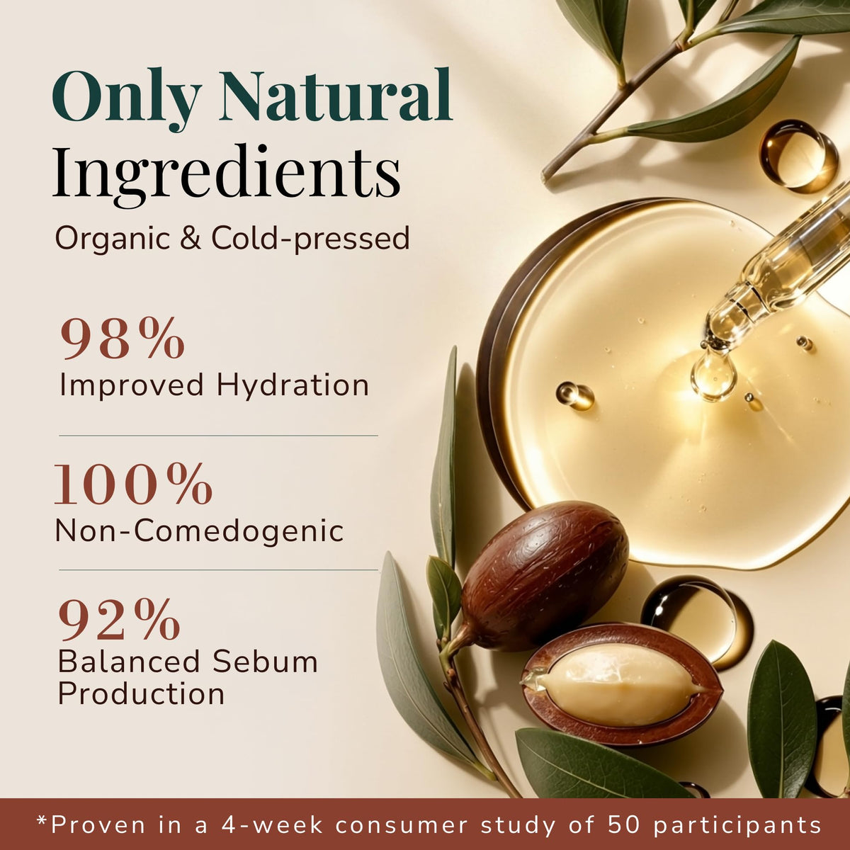 Ella & Eden applied to hair ends, adds shine and reduces frizz for healthier look