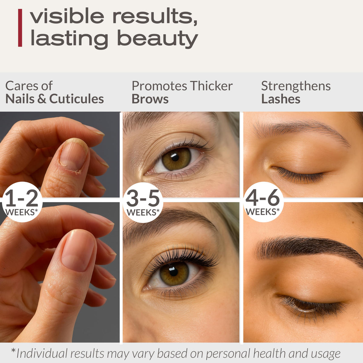 Ella & Eden lash application on eyelid demonstrating targeted nourishment