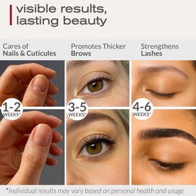 Ella & Eden lash application on eyelid demonstrating targeted nourishment