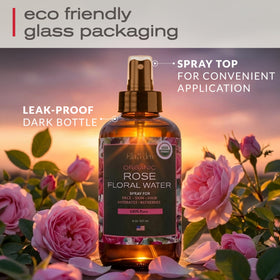 Ella & Eden nozzle close-up demonstrating fine mist for even, lightweight hydration