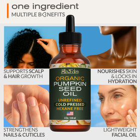 Ella & Eden dropper applying oil to scalp for targeted nourishment