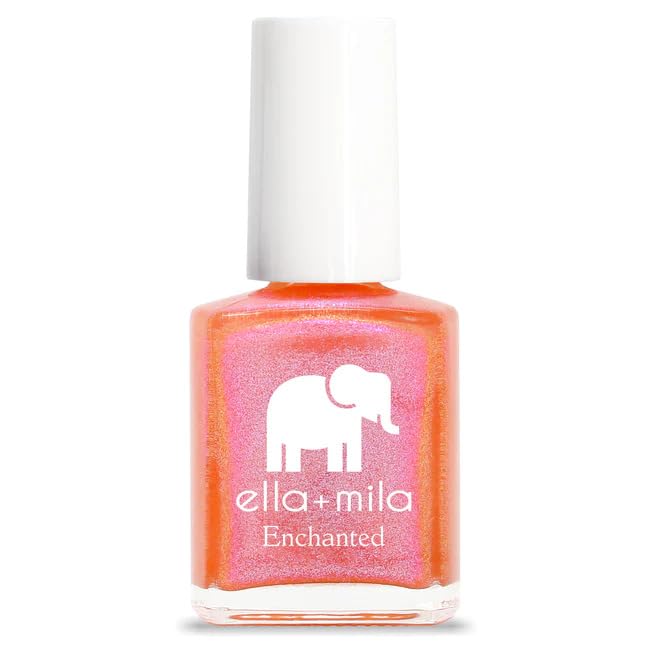 ella+mila brush stroke of Aurora Lights on white background for smooth application