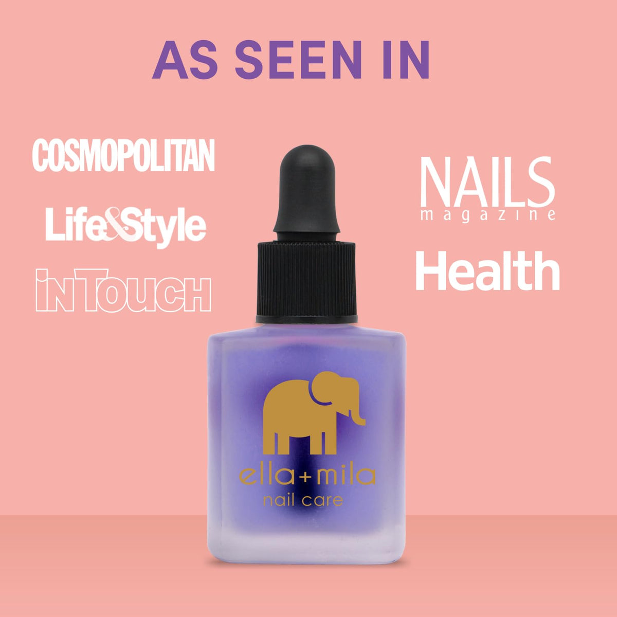 ella+mila brush applicator precise tip for neat cuticle treatment