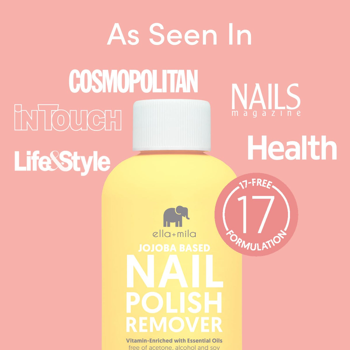 ella+mila jojoba oil drop close-up highlighting conditioning benefit