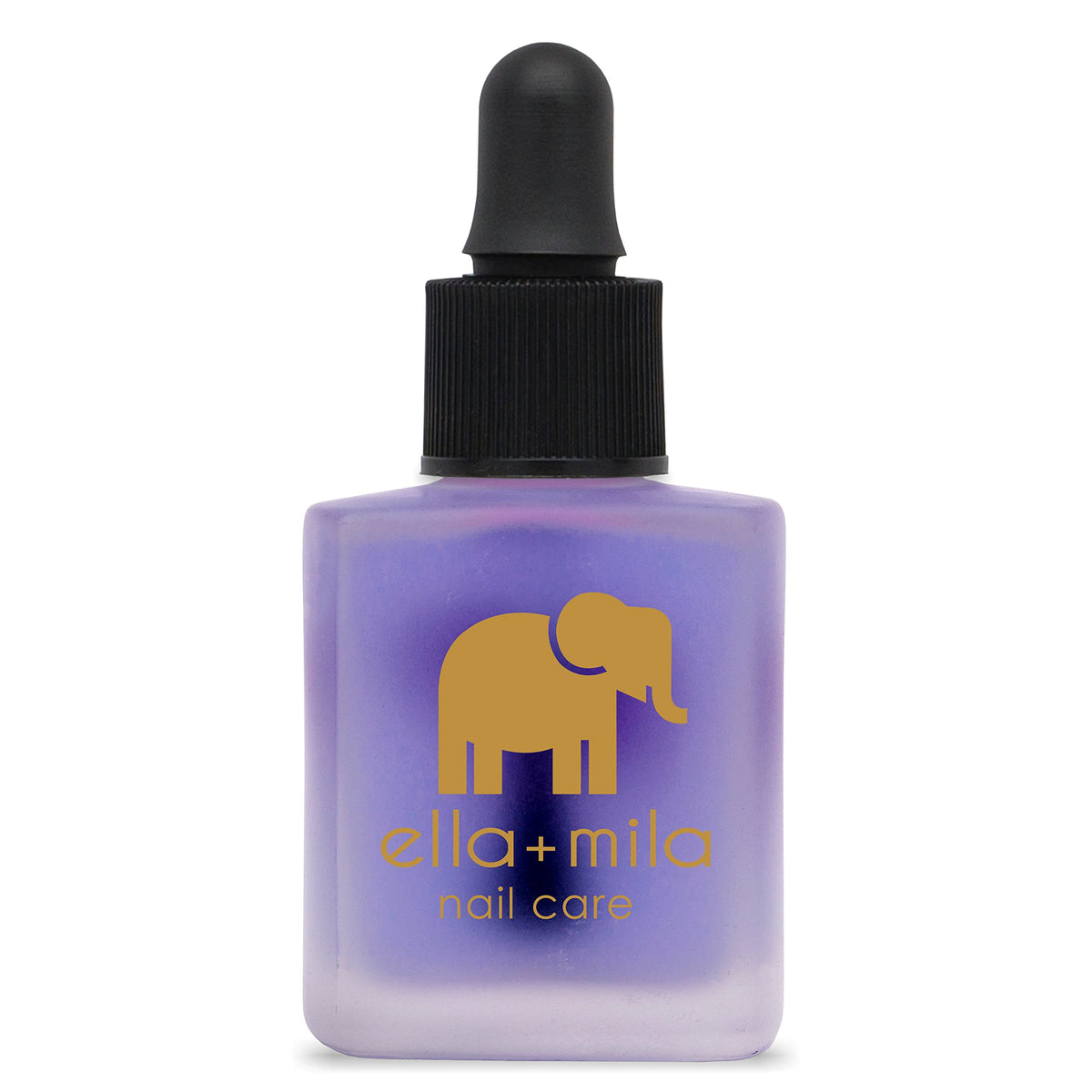 ella+mila applying oil to cuticle with brush for targeted nourishment