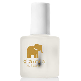 ella+mila ingredient label close-up showing vegan formulation benefits