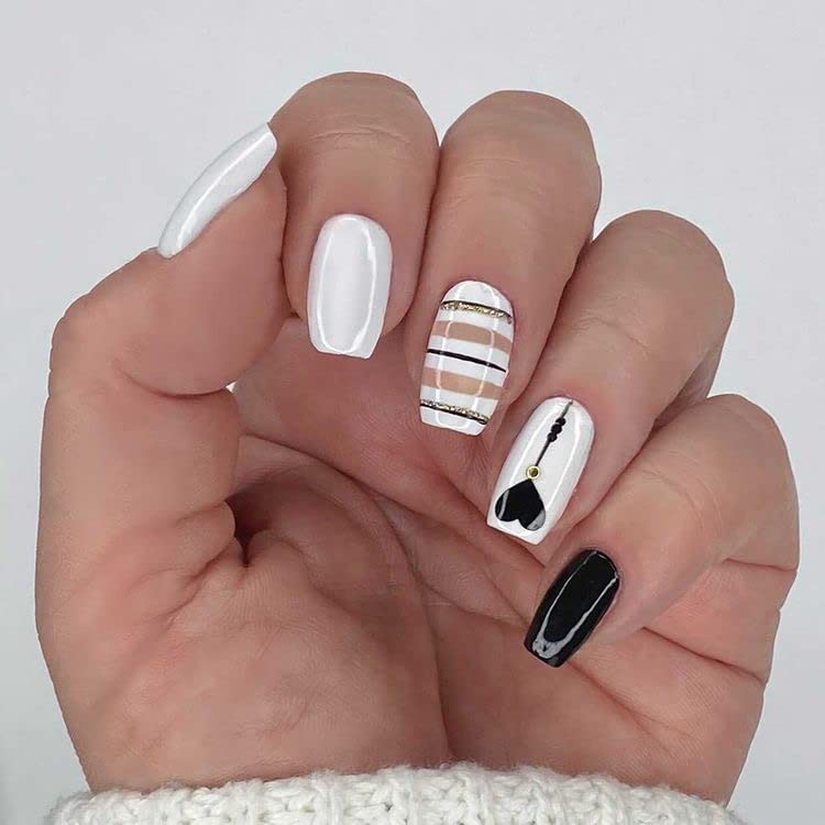 ella+mila Pure Love applied during at-home manicure delivering salon look