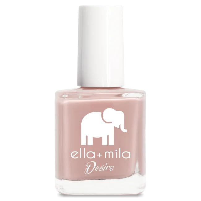 ella+mila brush stroke of Desert Suede demonstrating smooth application