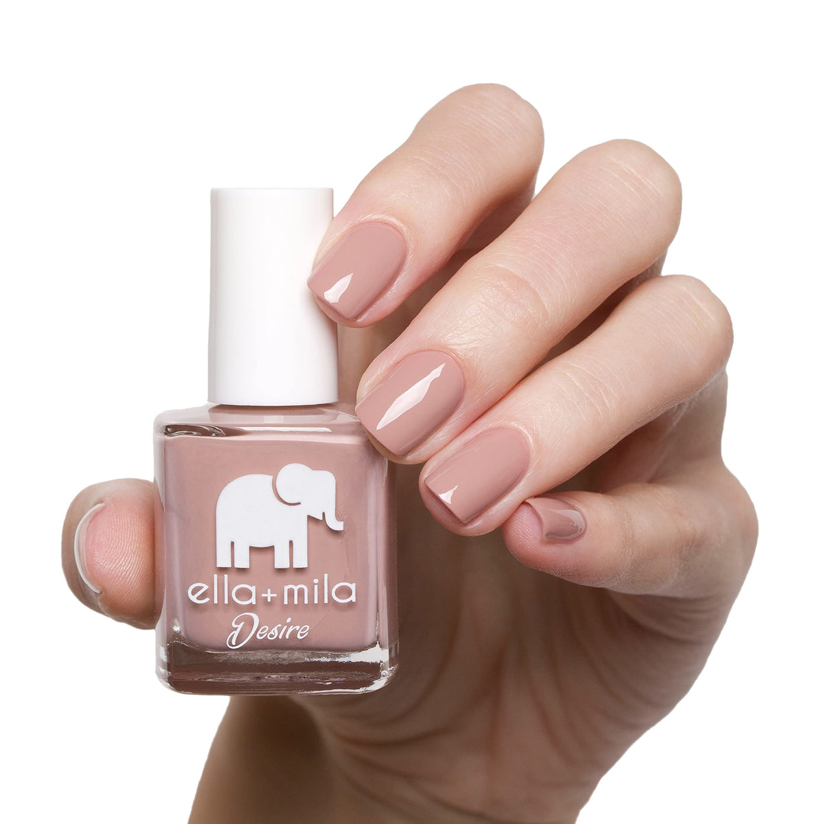 ella+mila close-up of Desert Suede texture highlighting glossy finish