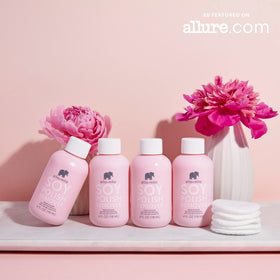 ella+mila hand using remover in a home setting showing convenient, gentle care