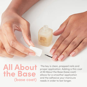 ella+mila lifestyle shot of hand holding bottle conveying salon-quality results at home