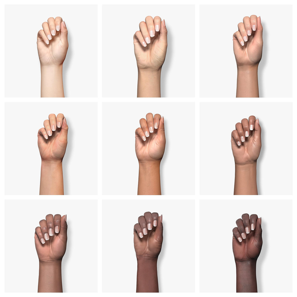 ella+mila applied on a natural nail demonstrating a smooth surface for flawless polish