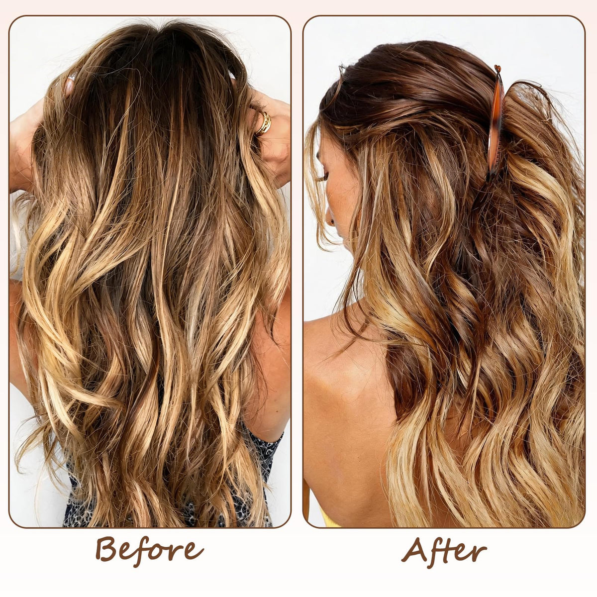 ELLOPH detail of smooth finish reducing friction to protect hair strands