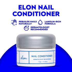 Close-up texture of Elon stick highlighting lanolin-rich smooth balm benefit