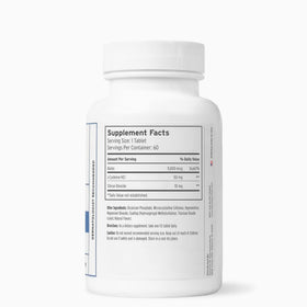 Elon Matrix 5000 bottle on bathroom counter promoting routine use