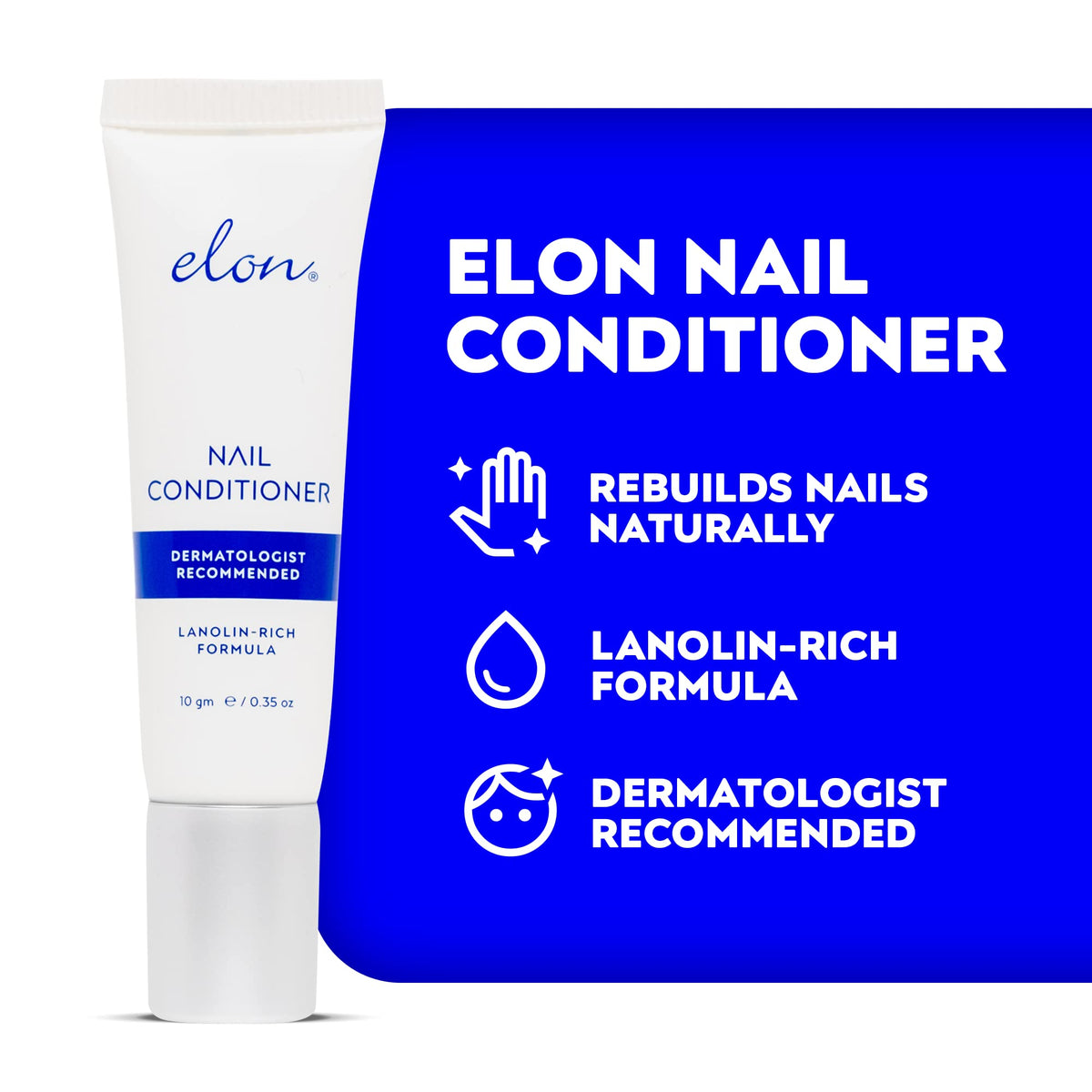 Elon texture close-up of thick lanolin cream illustrating rich moisture retention